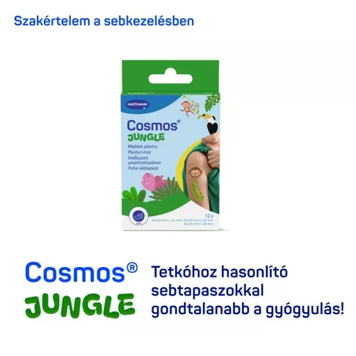 Cosmos Jungle gyermek sebtapasz 12 db