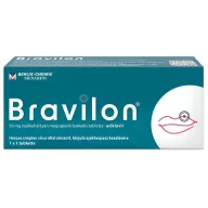   Bravilon 50 mg nyálkahártyán megtapadó bukkális tabletta 1 db