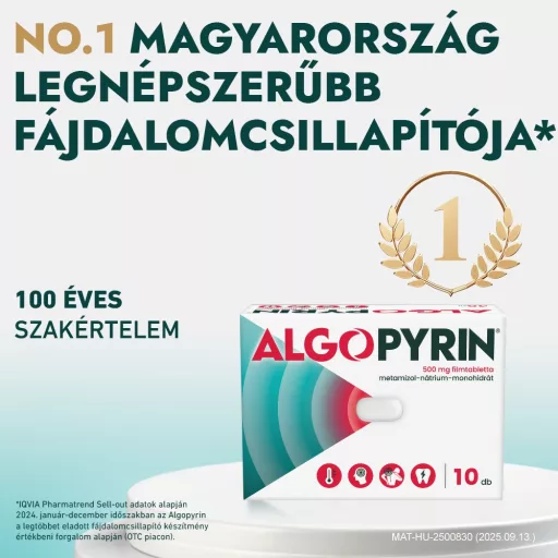 Algopyrin 500 mg filmtabletta 10 db