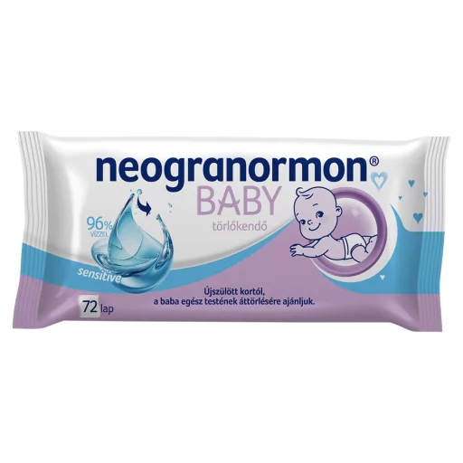 Neogranormon Baby Sensitive nedves törlőkendő 72 db