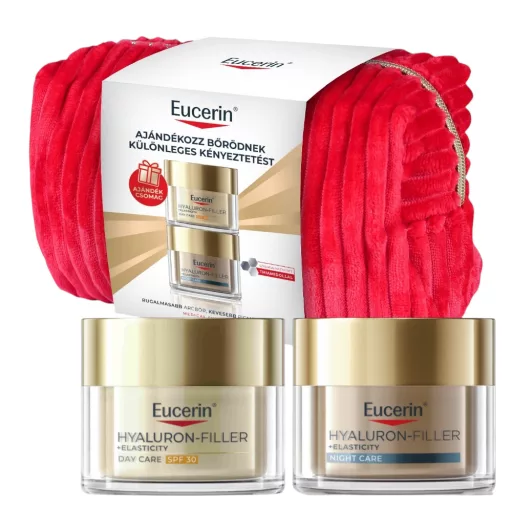 Eucerin Hyaluron-Filler + Elasticity nappali és éjszakai arckrém ajándékcsomag 50 + 50 ml