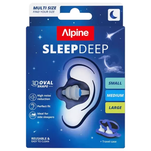 Alpine SleepDeep füldugó S-M-L 3 pár (6 db)
