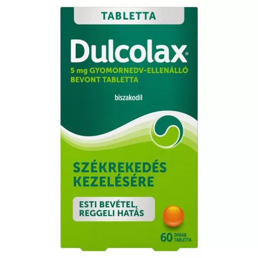 Dulcolax 5 mg gyomornedv-ellenálló bevont tabletta 60 db