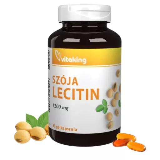Vitaking Szójalecitin 1200mg kapszula 80 db