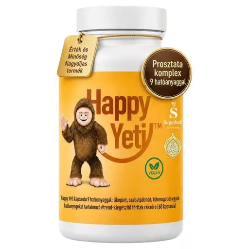 Happy Yeti vegán kapszula férfiaknak 60 db