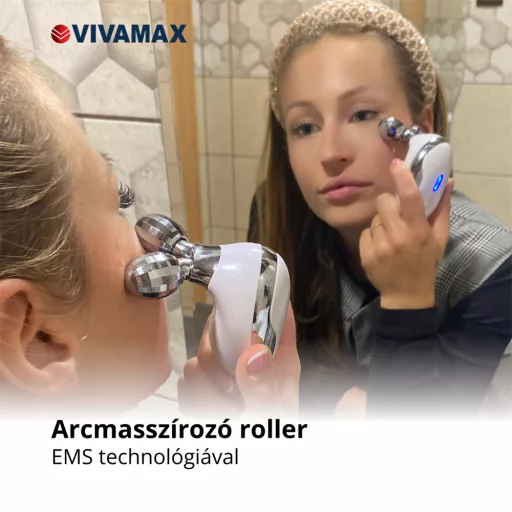 Vivamax Arcmasszírozó roller EMS technológiával