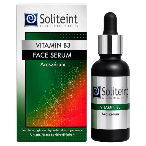 Soliteint Anti-Ageing Niacinamide (B3-vitamin) arcszérum 30 ml