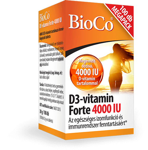 BioCo D3-vitamin Forte 4000 IU