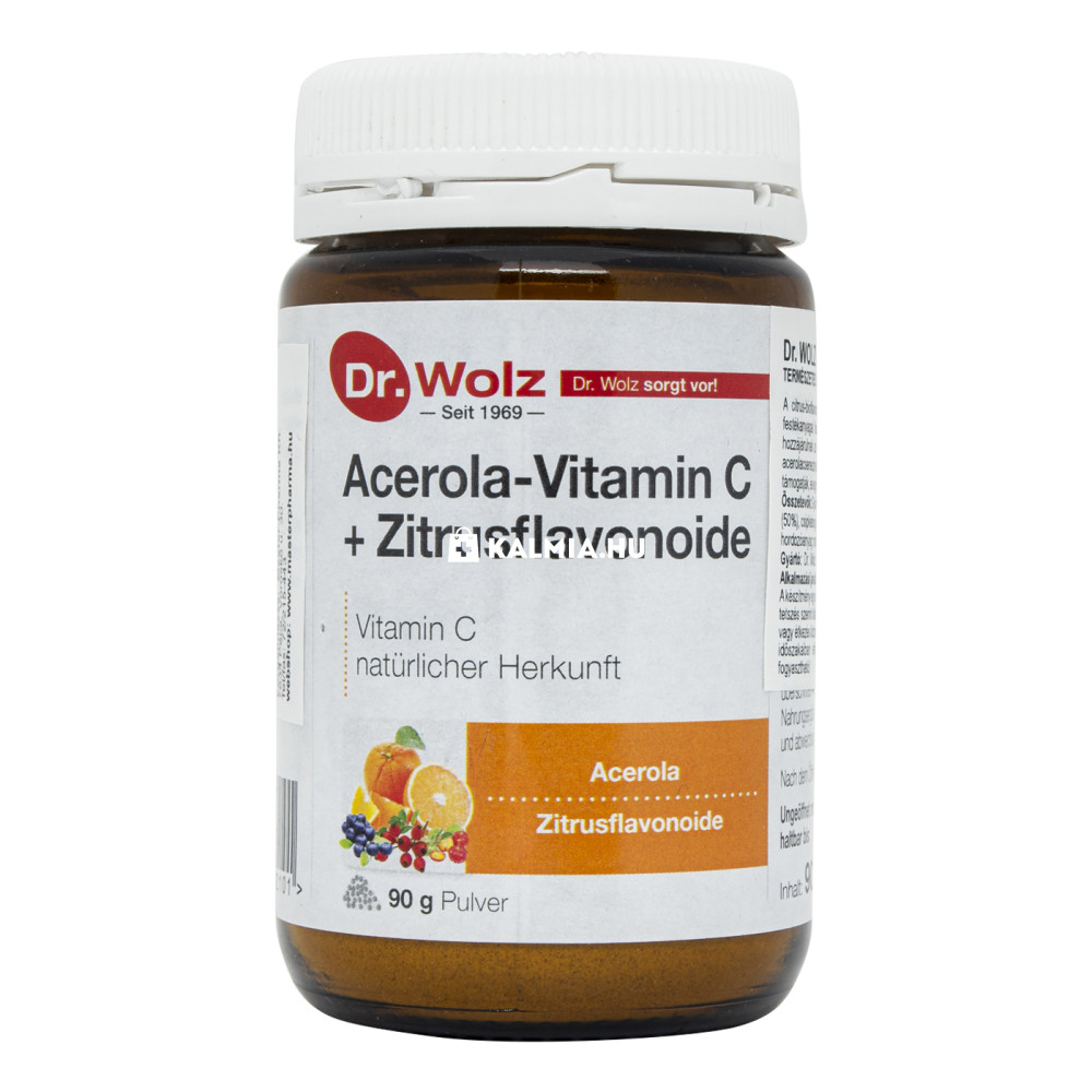 Dr. Wolz Acerola C-vitamin + bioflavonoid por 90 g akciós termékkép 1
