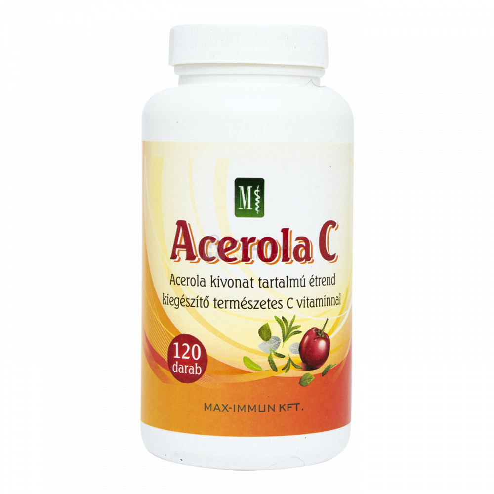 Max-Immun Acerola C-vitamin Kapszula 120 db akciós termékkép 1