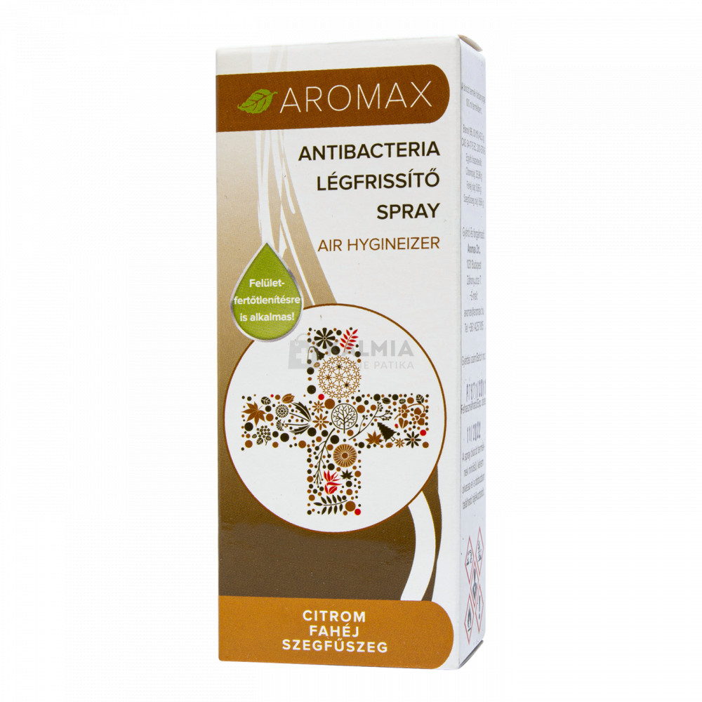 Aromax Antibacteria légfrissítő spray citrom-fahéj-szegfűszeg 20 ml akciós termékkép 1