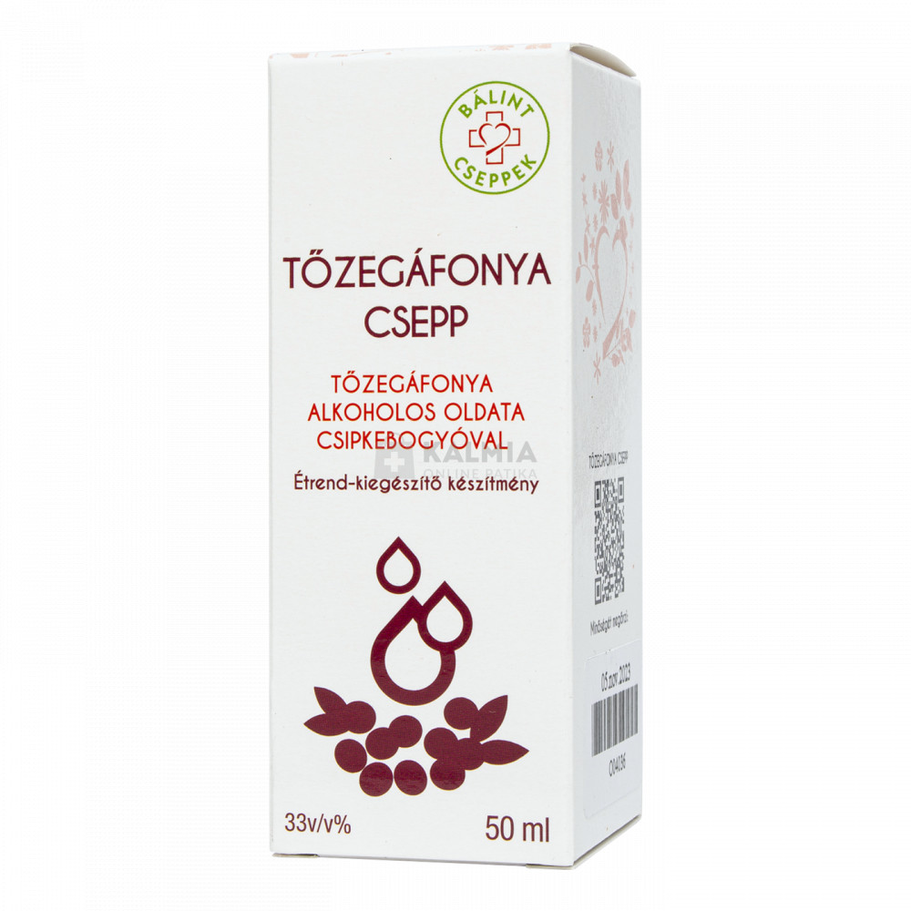 Bálint Cseppek Tőzegáfonya csepp 50 ml akciós termékkép 1