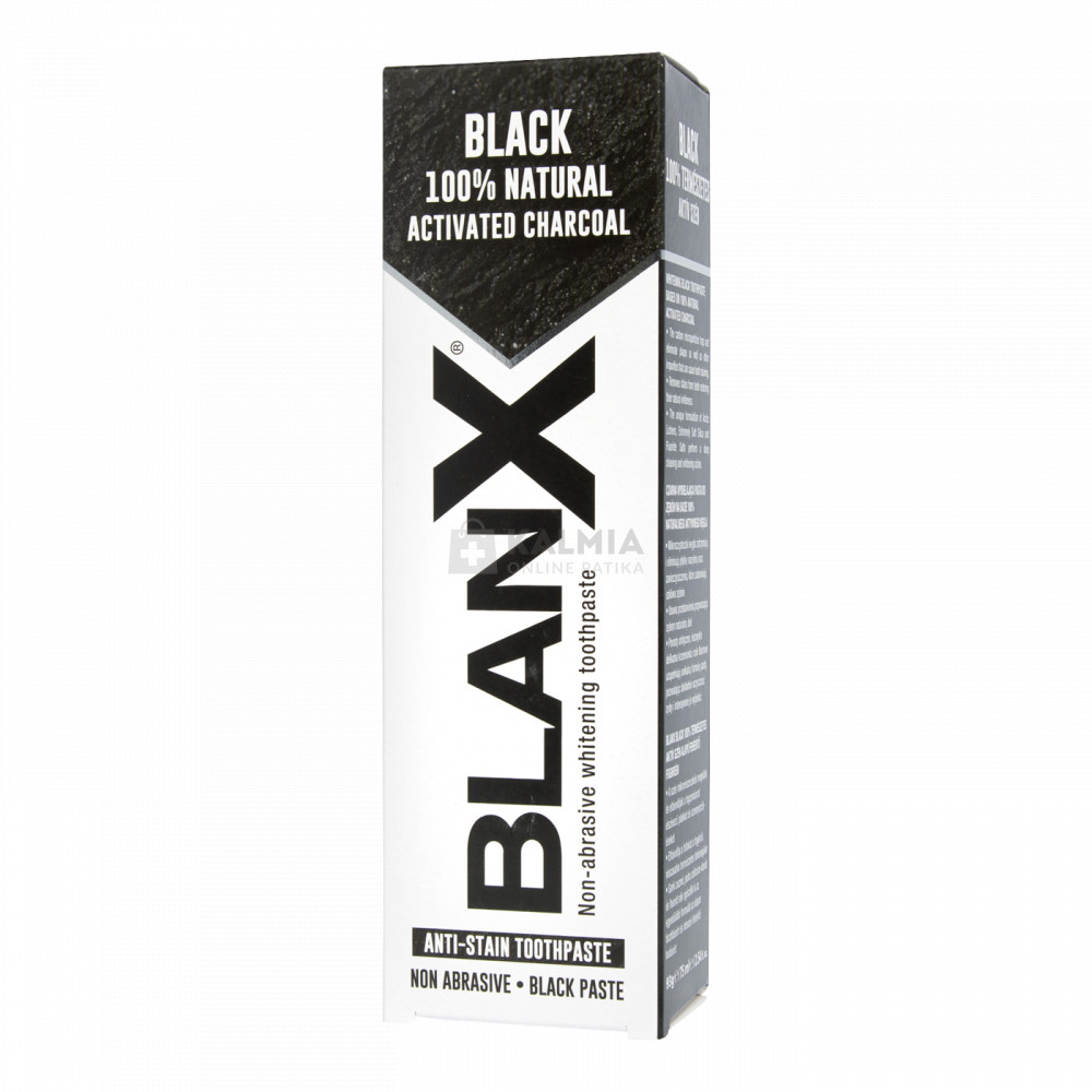 Blanx Black Charcoal fogkrém fehérítő 75 ml akciós termékkép 1