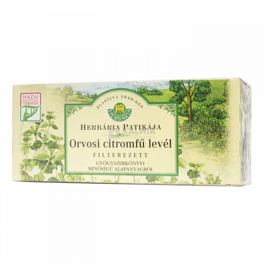 Herbária filteres Citromfűlevél tea 25 x 1 g akciós termékkép 1