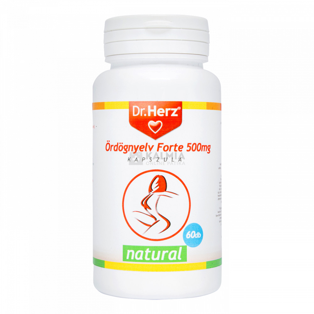 Dr. Herz Ördögnyelv Forte kapszula 500 mg 60 db akciós termékkép 1
