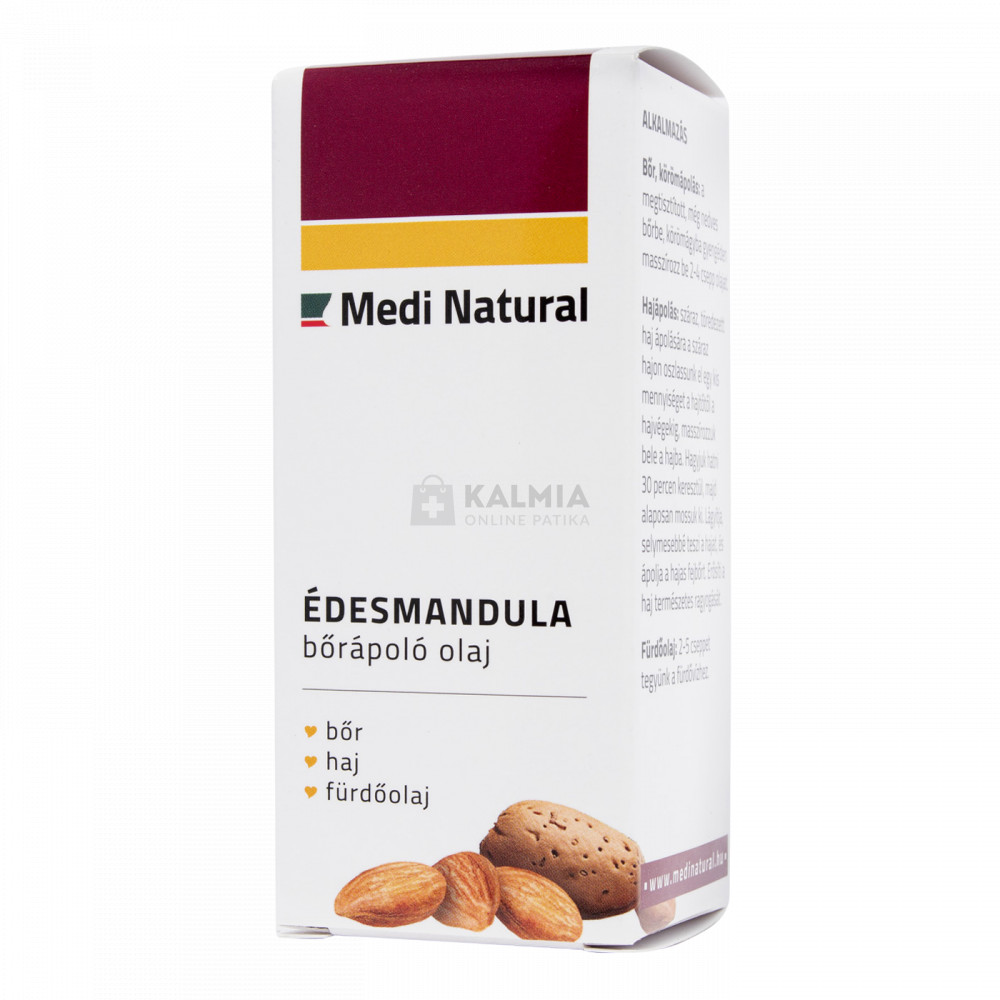 Medinatural édesmandula bőrápoló olaj 20 ml akciós termékkép 1