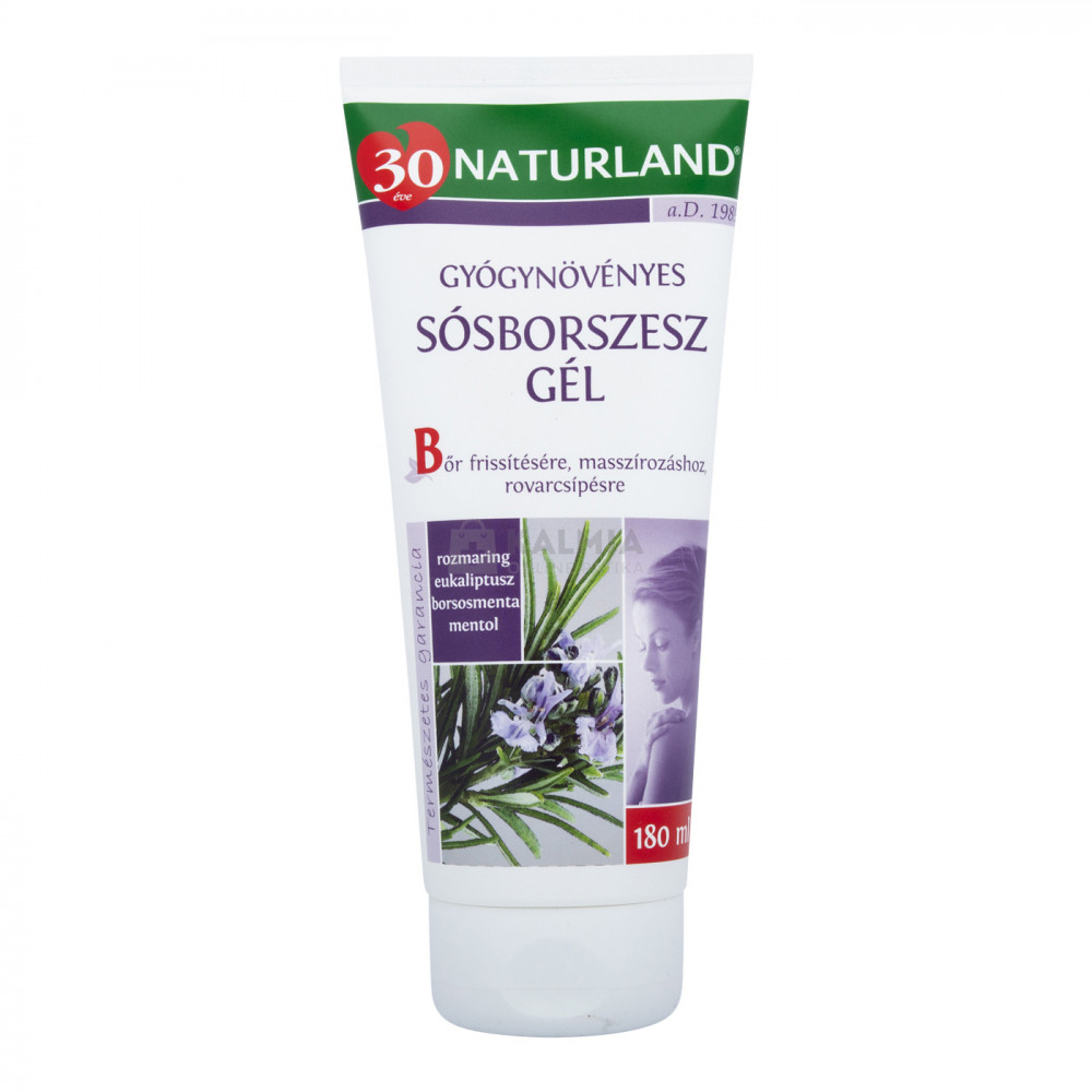 Naturland gyógynövényes sósborszesz gél 180 ml akciós termékkép 1