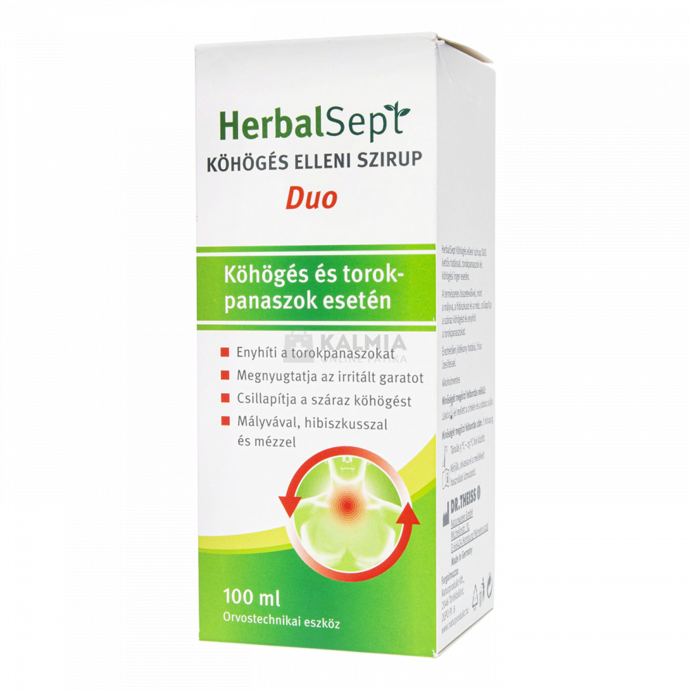 Herbalsept köhögés ellen szirup duo 100 ml akciós termékkép 1