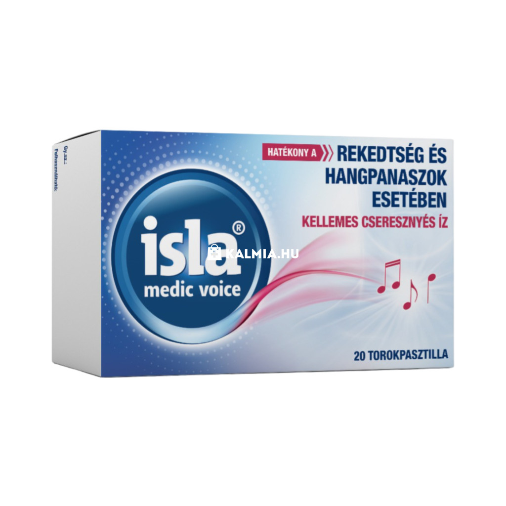 Isla-Medic Hydro+ szopogató tabletta cseresznye ízben 20 db akciós termékkép 1