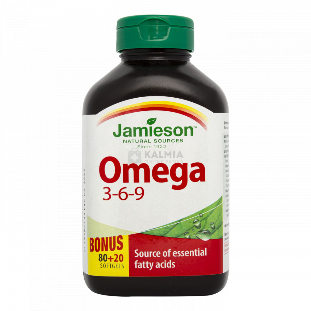 Jamieson Omega 3-6-9 kapszula 100 db akciós termékkép 1