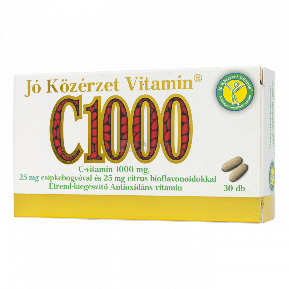 Jó Közérzet C-vitamin 1000 mg csipkebogyóval és citrus bioflavonoidokkal 30 db akciós termékkép 1