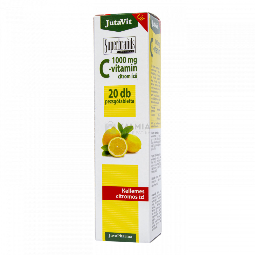 JutaVit C-vitamin 1000 mg pezsgőtabletta 20 db akciós termékkép 1