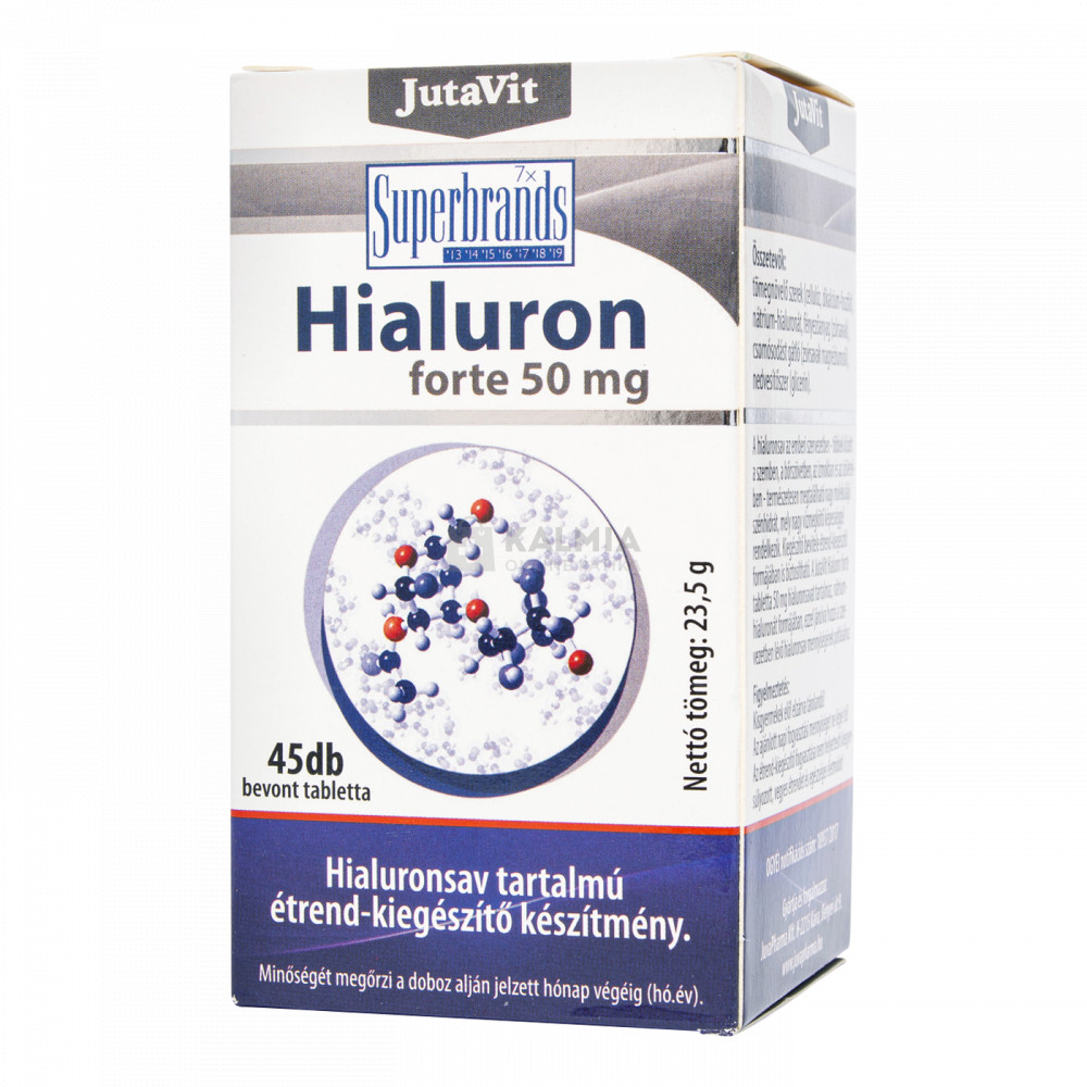 JutaVit Hialuron Forte 50 mg tabletta 45 db akciós termékkép 1