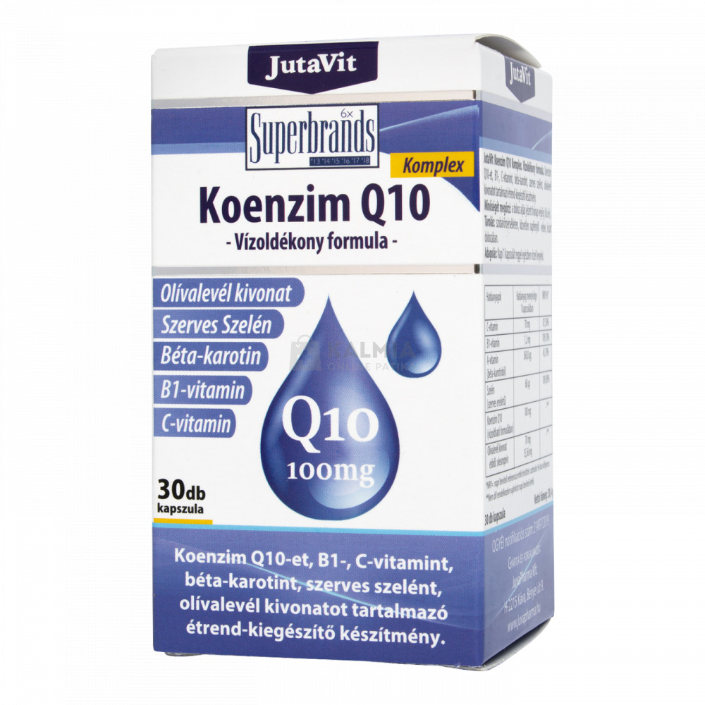 JutaVit Koenzim Q10 komplex kapszula 30 db akciós termékkép 1