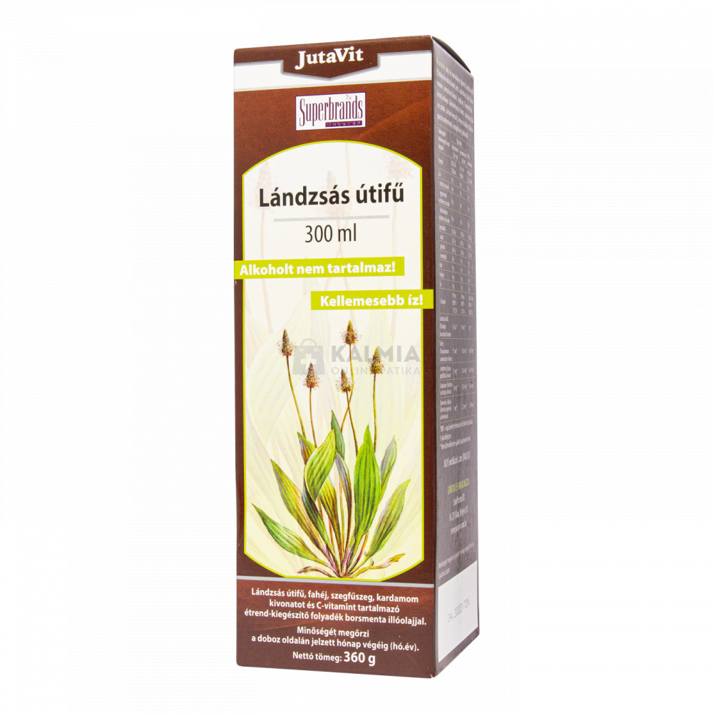JutaVit Lándzsás Útifű szirup 250+50 ml akciós termékkép 1