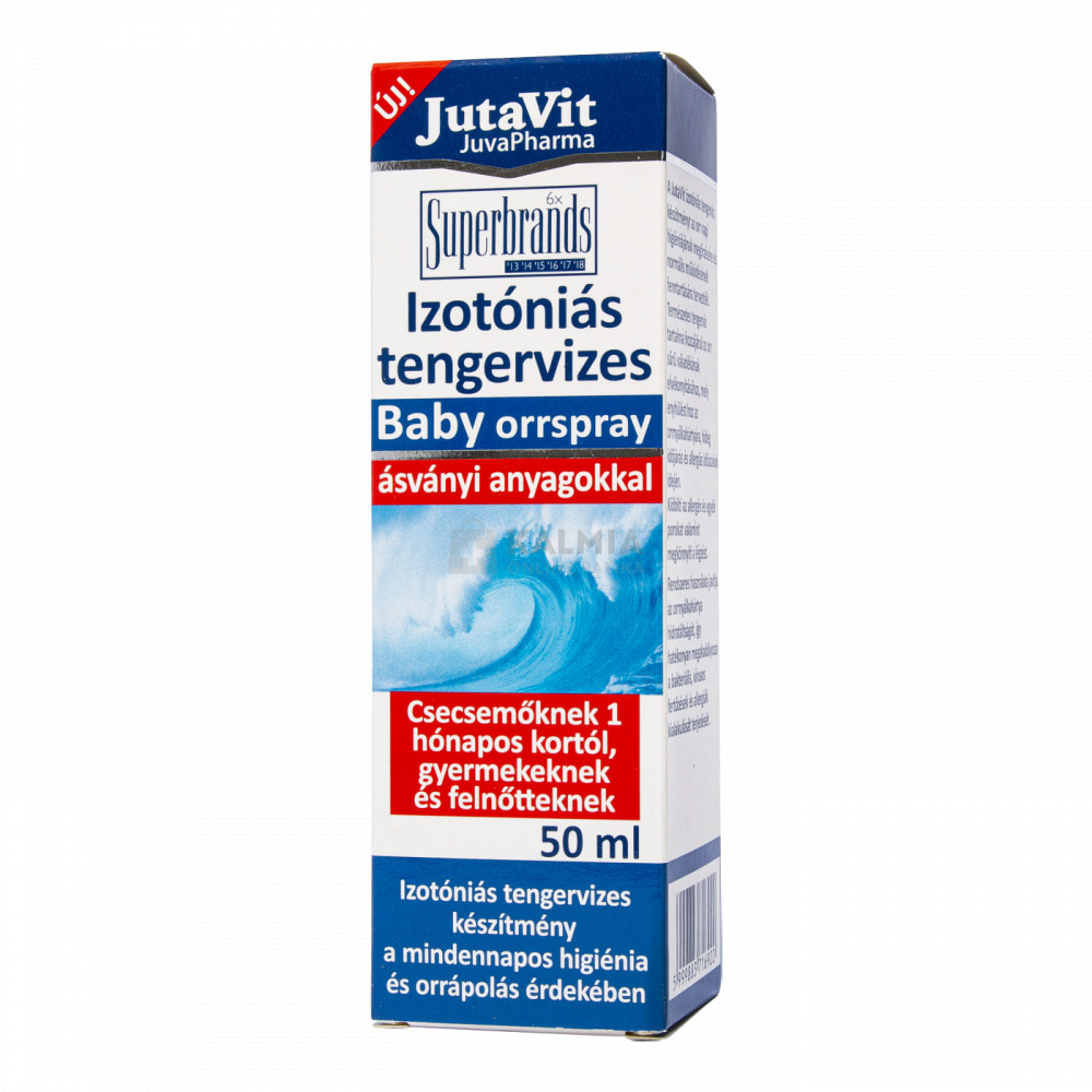 JutaVit Izotóniás tengervizes Baby orrspray 50 ml akciós termékkép 1