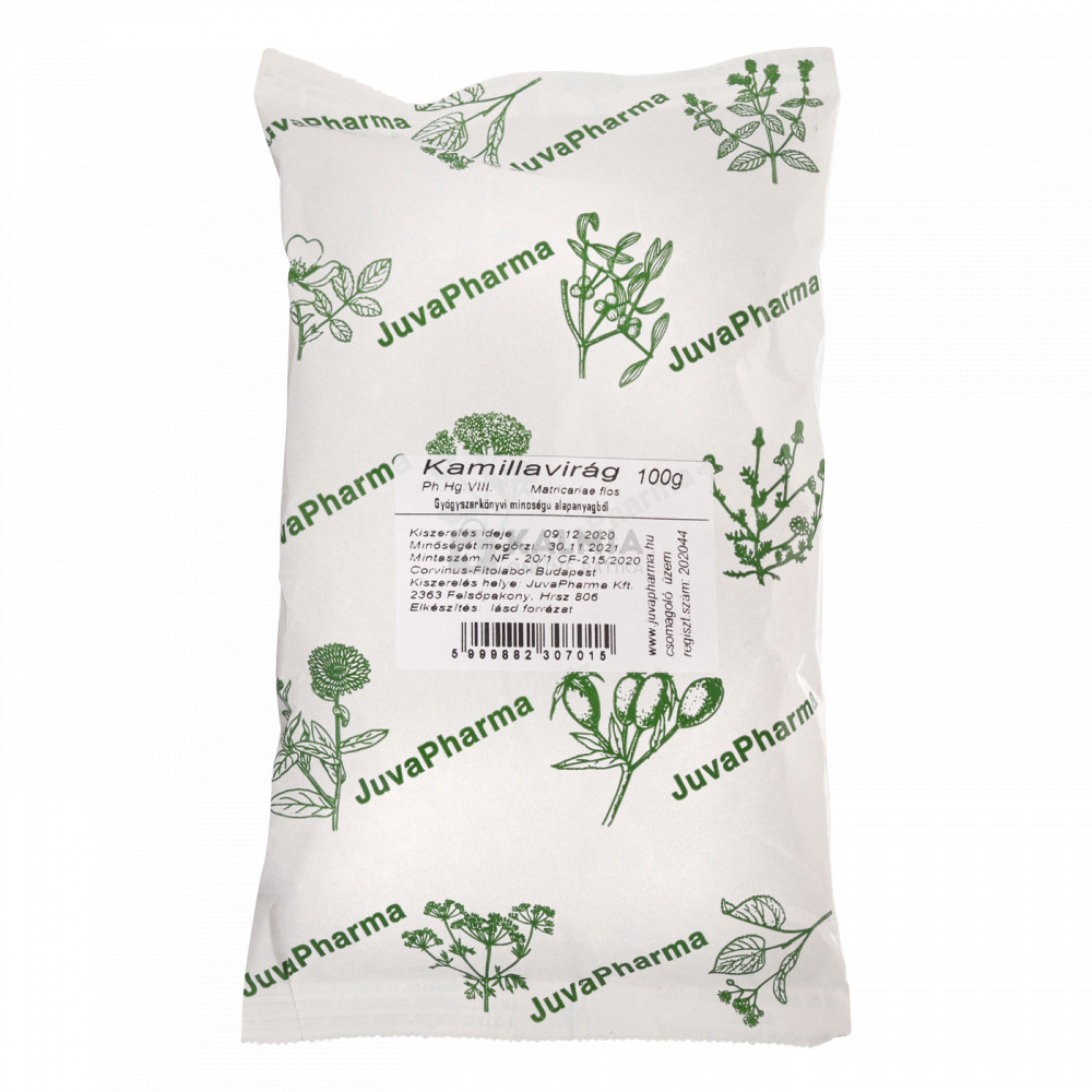 Juvapharma Kamillavirág tea 100 g akciós termékkép 1