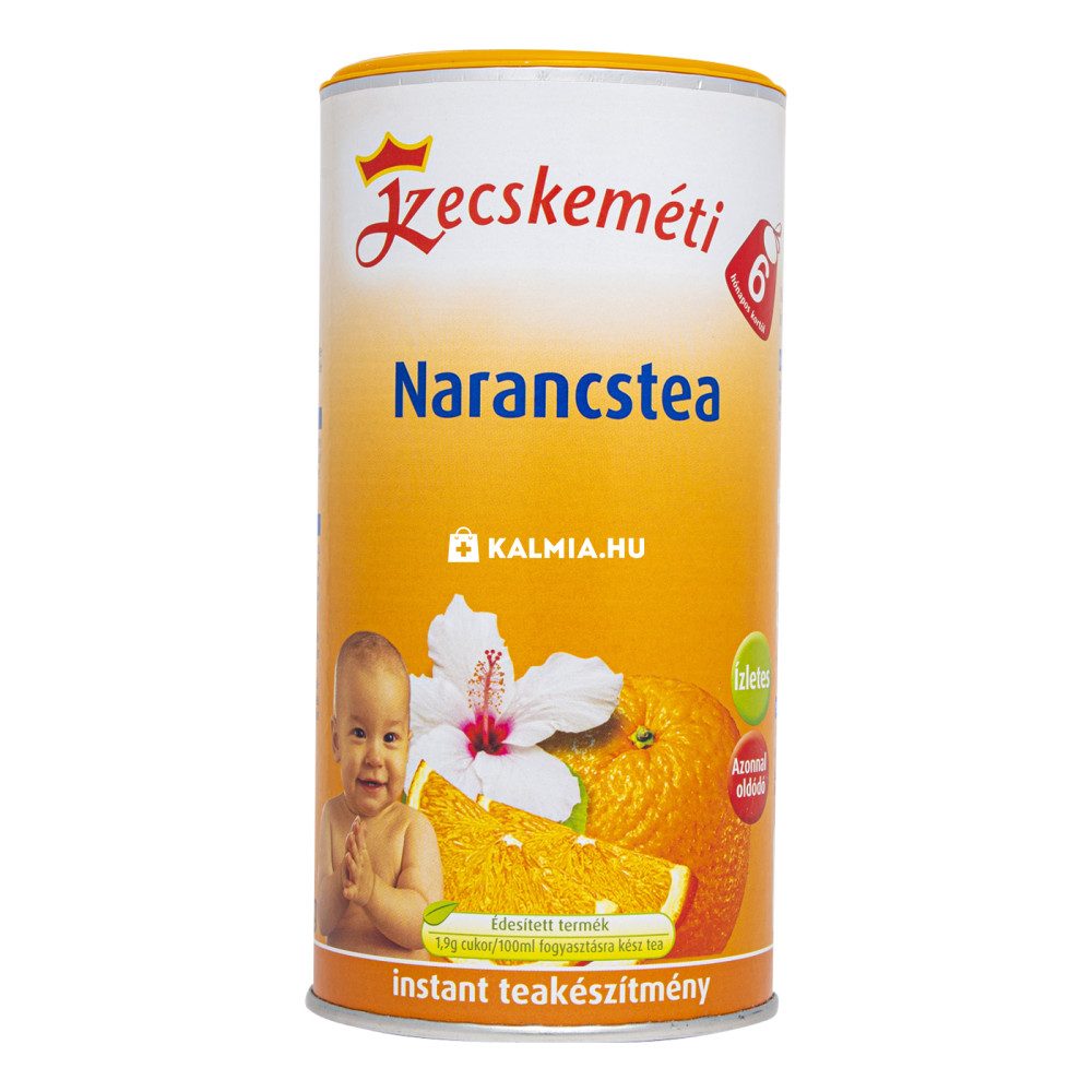Kecskeméti narancs ízű instant tea 200 g akciós termékkép 1