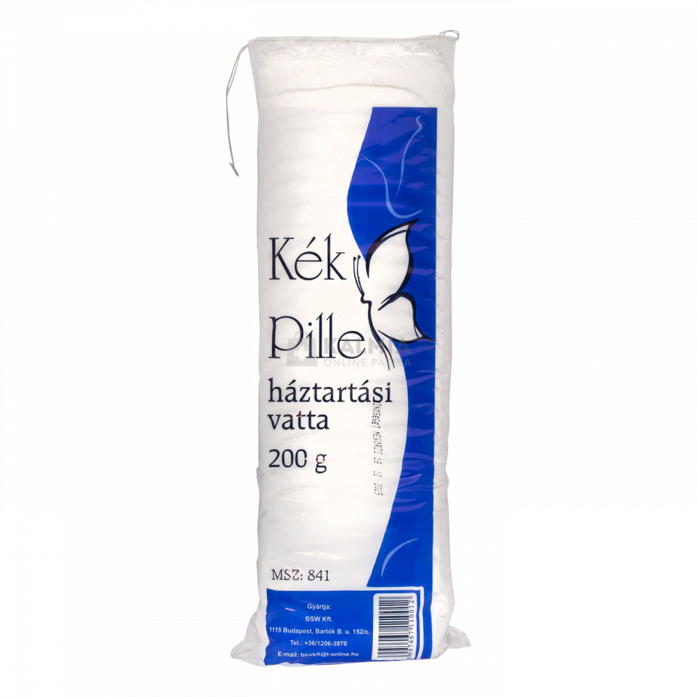 Kék Pille 100% pamut vatta 200 g akciós termékkép 1