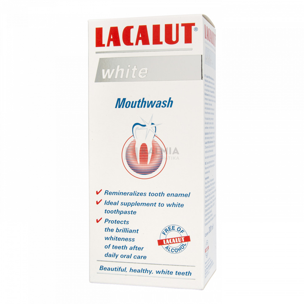 Lacalut White szájvíz 300 ml akciós termékkép 1