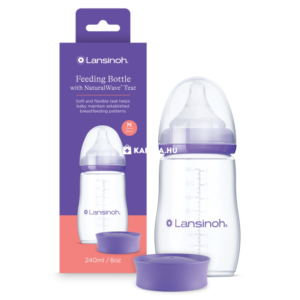 Lansinoh műanyag cumisüveg 240 ml akciós termékkép 1