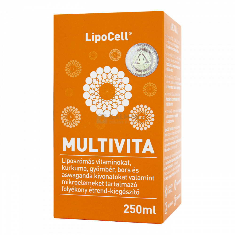 LipoCell Multivita liposzómás multivitamin 250 ml akciós termékkép 1