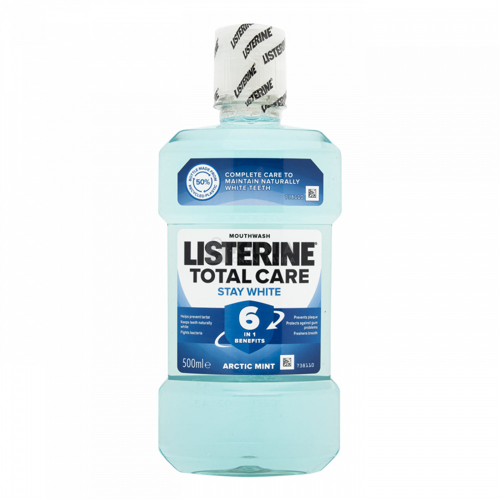 Listerine Stay White szájvíz 500 ml akciós termékkép 1