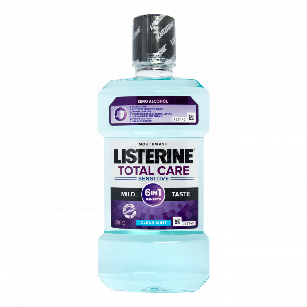 Listerine Total Care Sensitive szájvíz 500 ml akciós termékkép 1