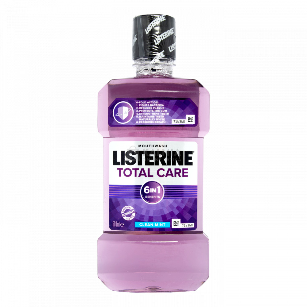 Listerine Total Care Clean Mint szájvíz 500 ml akciós termékkép 1