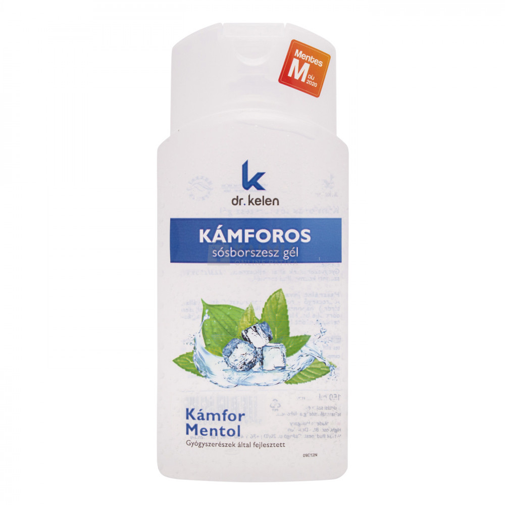 Dr. Kelen LUNA kámforos sósborszesz gél  150 ml akciós termékkép 1
