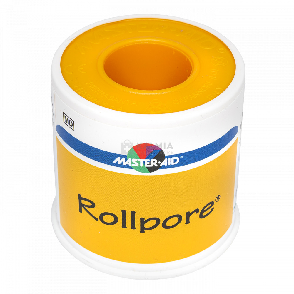 Master Aid Rollpore téphető papír ragtapasz 5 cm x 5 m 1 db akciós termékkép 1