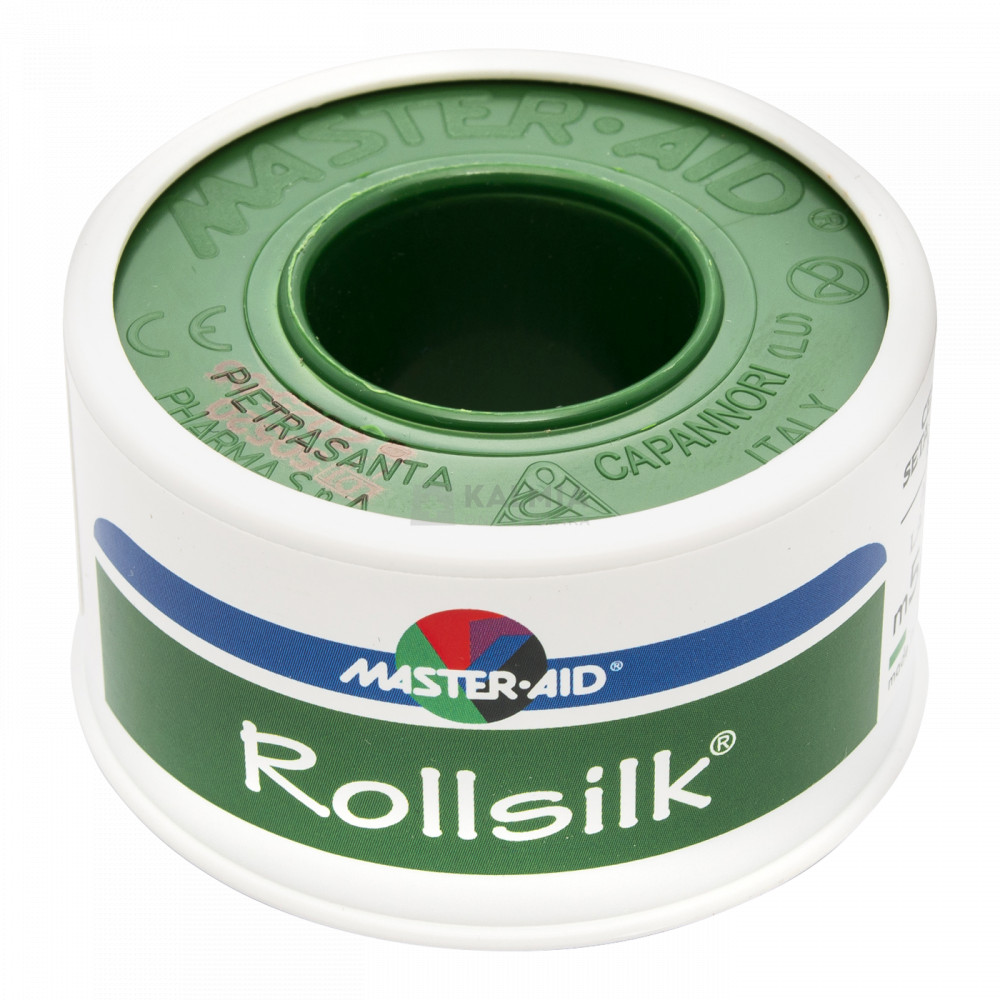 Master-Aid Roll-Silk selyem téphető ragtapasz 2,5 cm x 5 m akciós termékkép 1