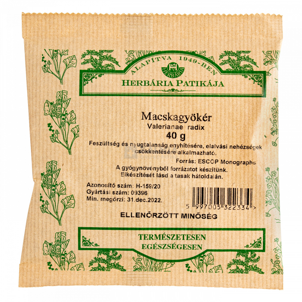 Herbária Macskagyökér tea 40 g akciós termékkép 1