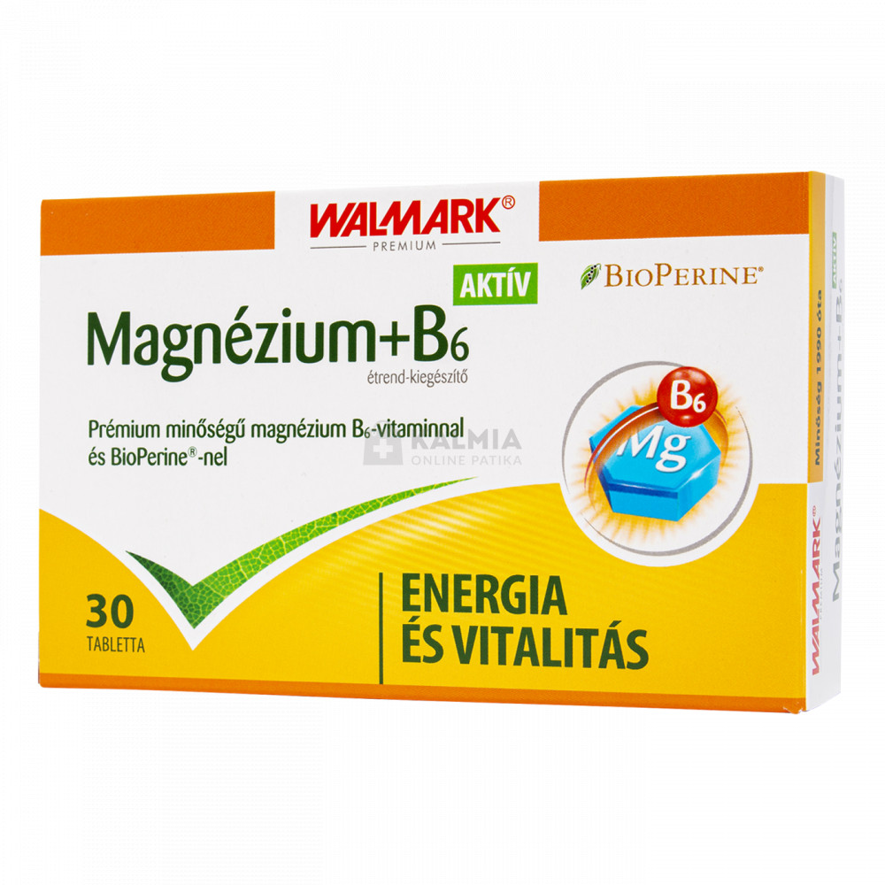 Walmark Magnézium +B6 aktív tabletta 30 db akciós termékkép 1