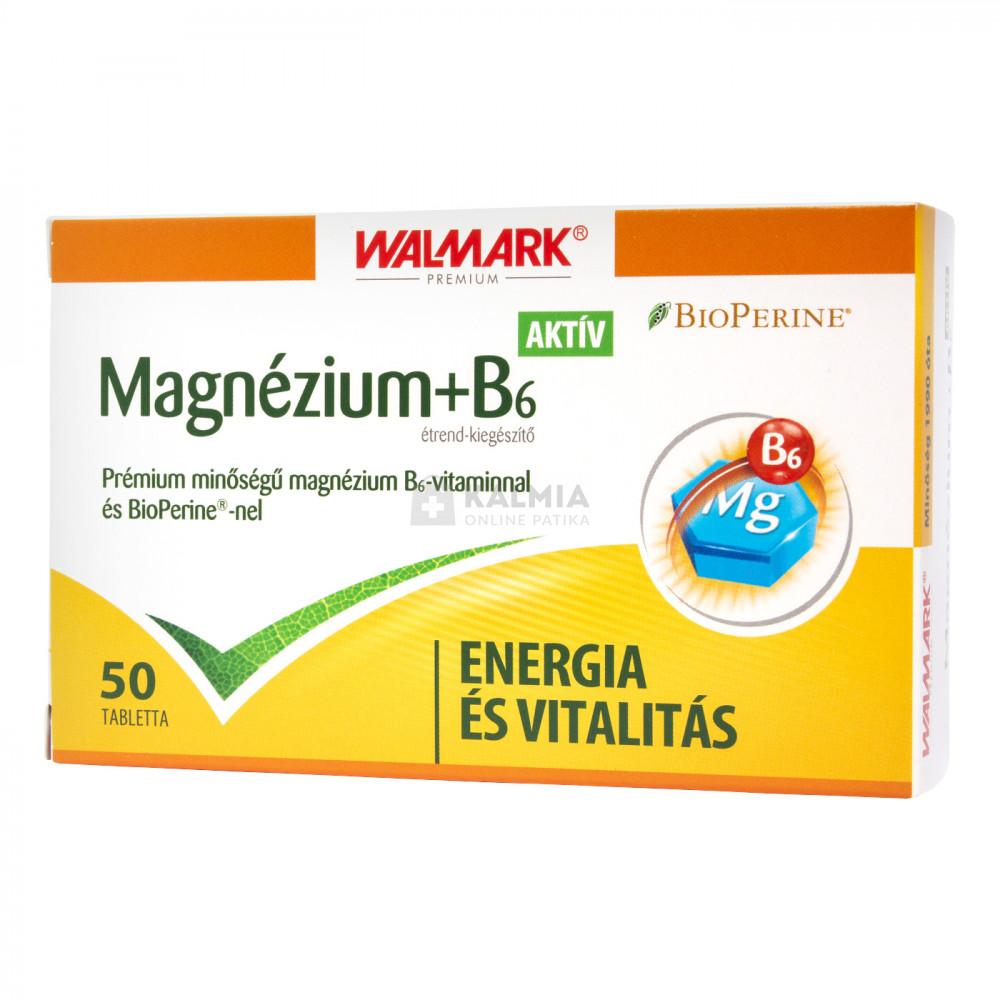 Walmark Magnézium+B6 Aktív tabletta 50 db akciós termékkép 1