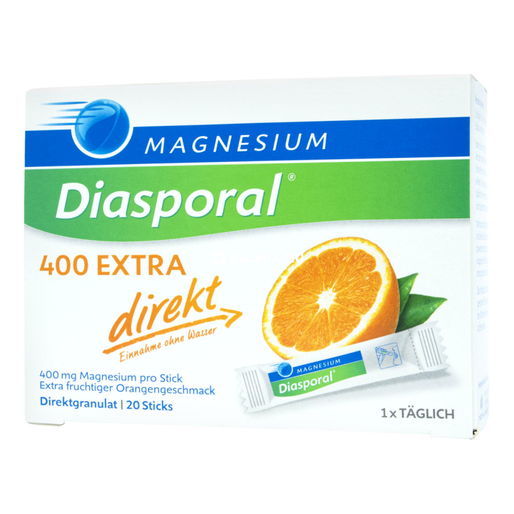 Magnesium Diasporal 400 Extra direkt granulátum 20 db akciós termékkép 1