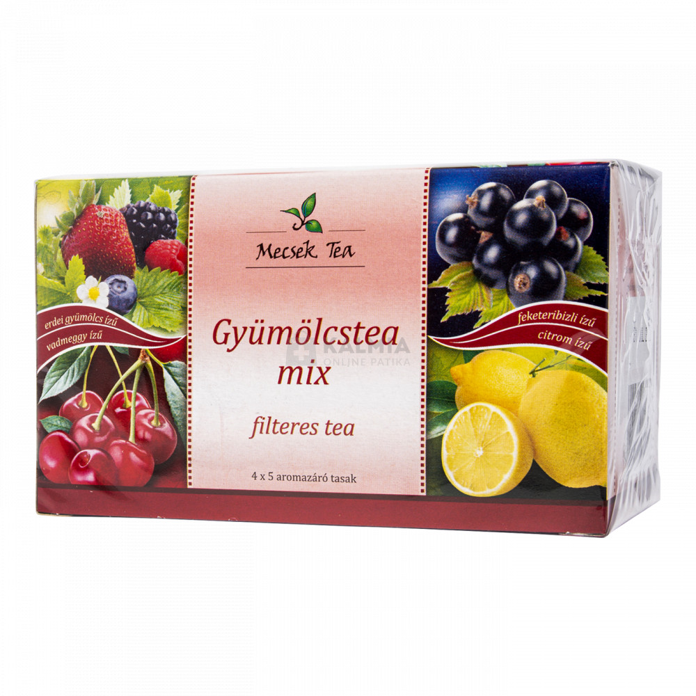 Mecsek Gyümölcstea mix filteres (4féle) 20 x 2 g akciós termékkép 1