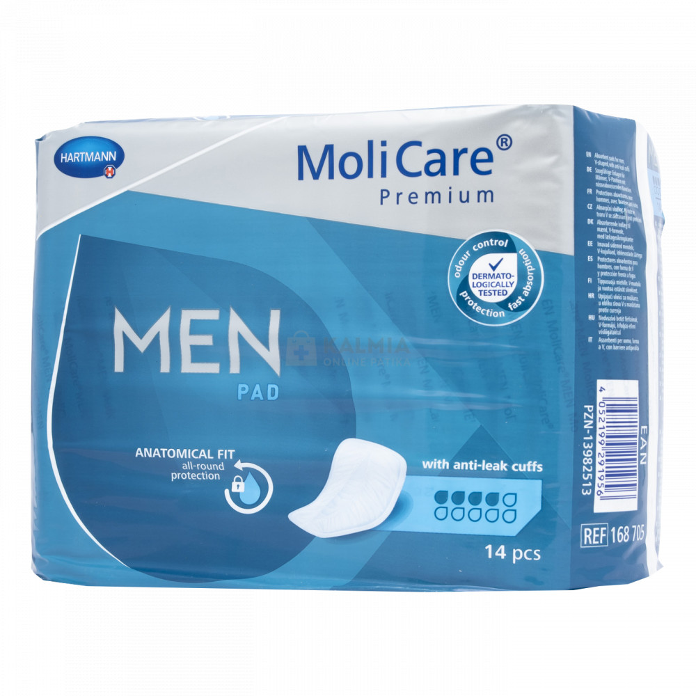 MoliCare Premium Men Pad 4 cseppes férfi betét 546 ml 14 db akciós termékkép 1