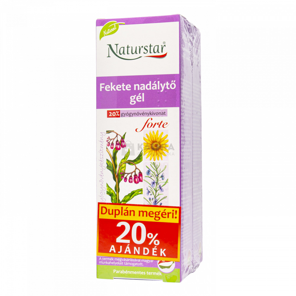 Naturstar Fekete Nadálytő Forte gél 2 x 60 ml akciós termékkép 1
