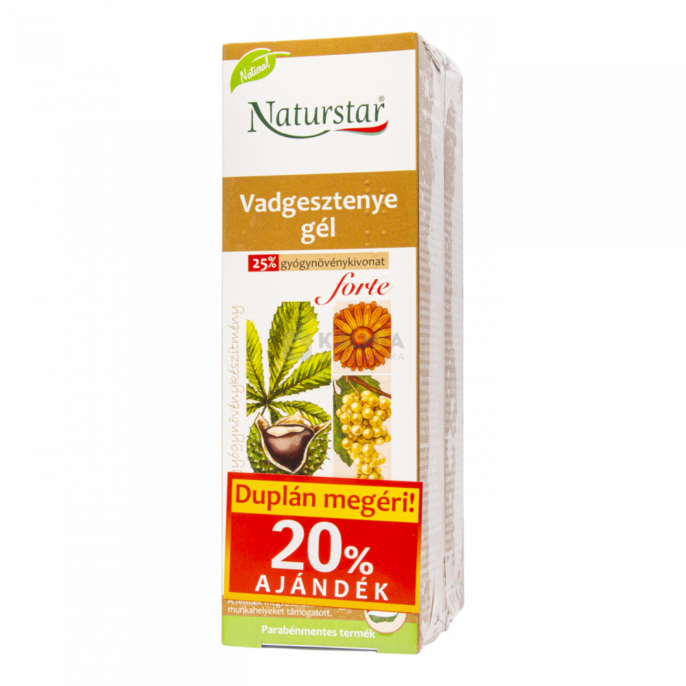 Naturstar Vadgesztenye gél Forte 2x60 ml akciós termékkép 1